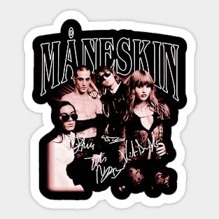 Maneskin Retro Style Sticker